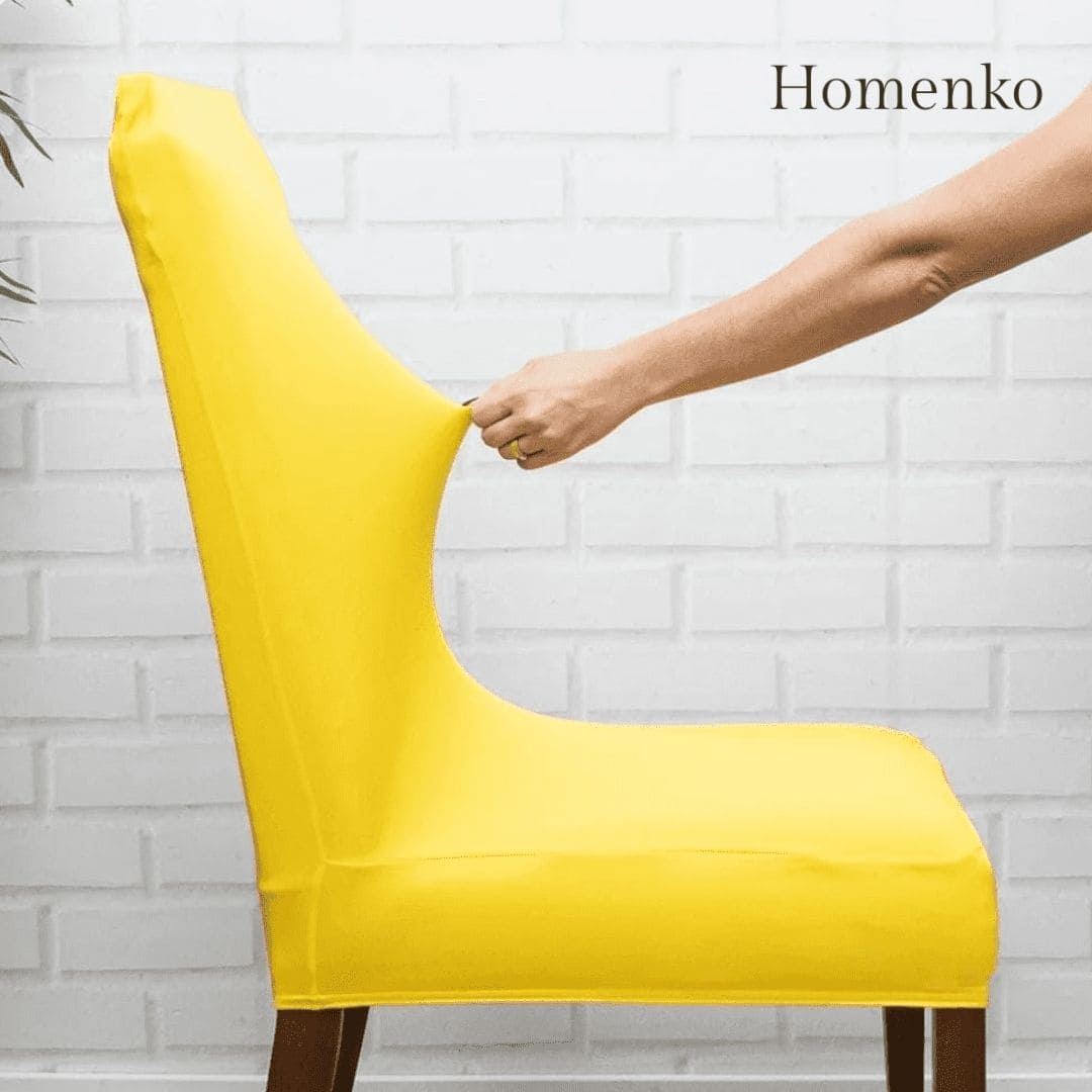 Kit Capa de Cadeira Amarela - Homenko