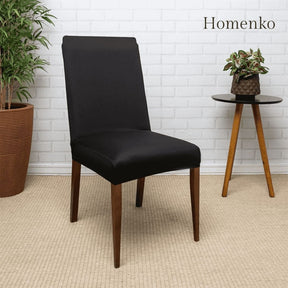 Kit Capa de Cadeira Preta - Homenko