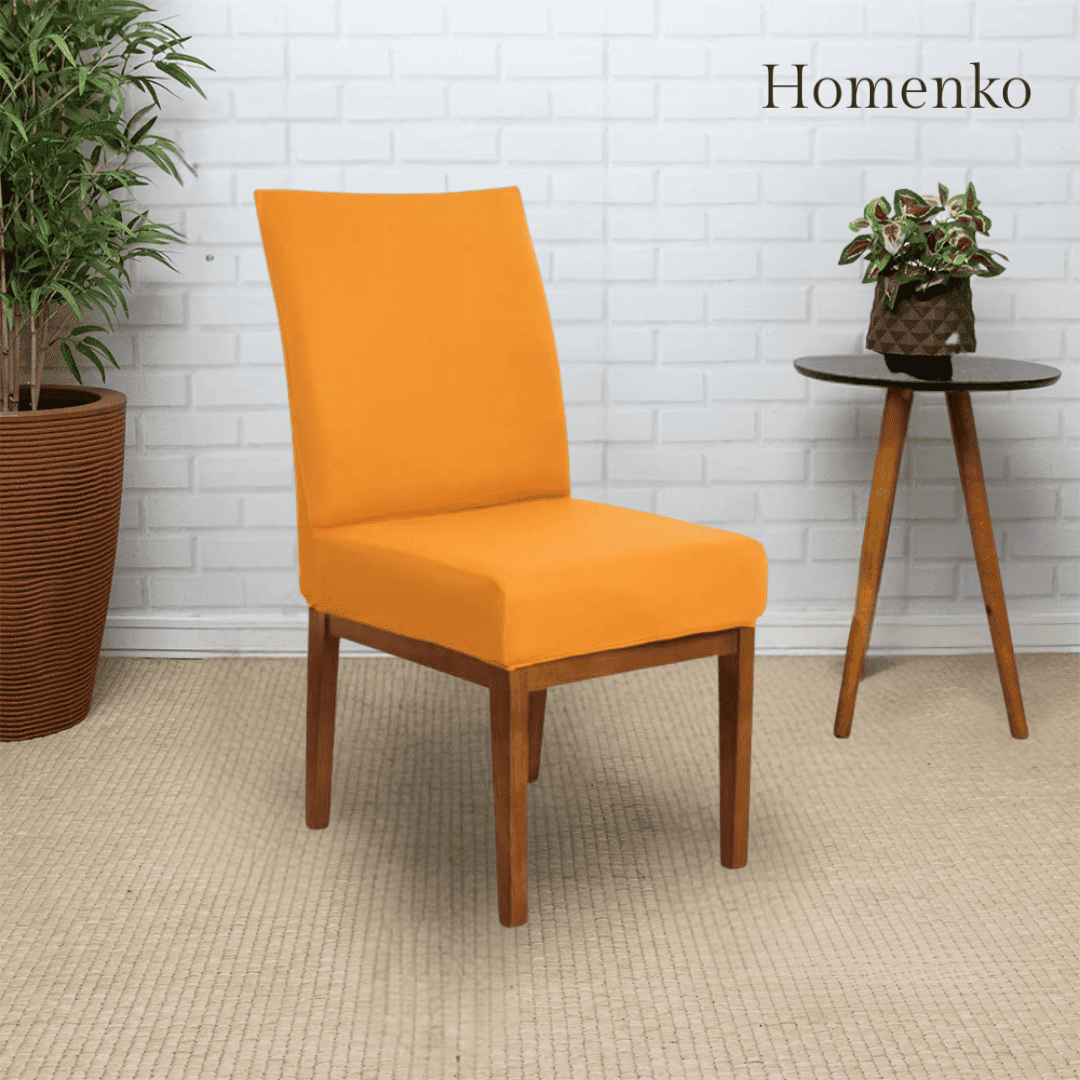 Kit Capa de Cadeira Mostarda - Homenko