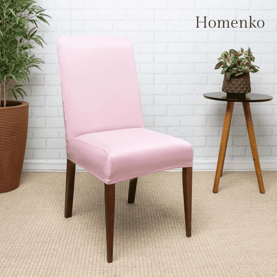 Kit Capa de Cadeira Rosa - Homenko