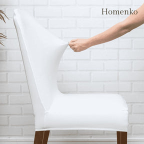 Kit Capa de Cadeira Branca - Homenko