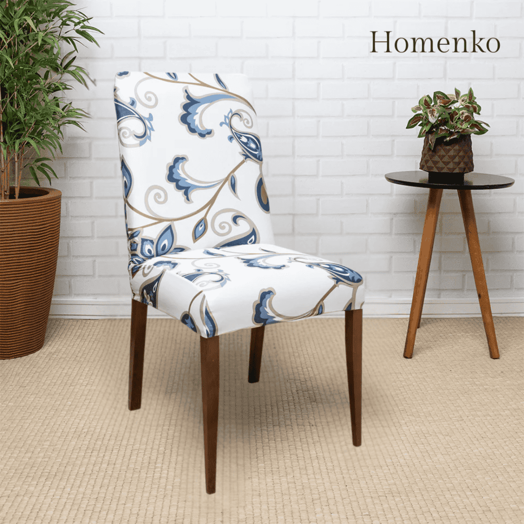 Kit Capa de Cadeira Estampada Flowers - Homenko