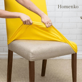 Kit Capa de Cadeira Amarela - Homenko