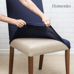 Kit Capa de Cadeira Azul Marinho - Homenko