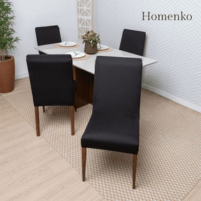 Kit Capa de Cadeira Preta - Homenko