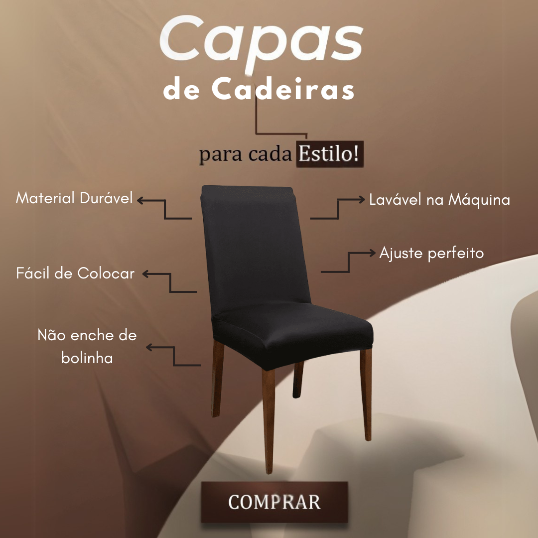 Kit Capa de Cadeira - Homenko